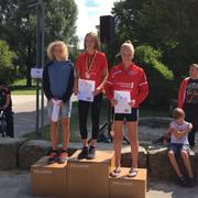 Finja Loges auf dem Podium der Schüler A