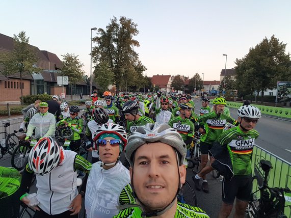 ESV Athleten beim Start des GFNY Germany